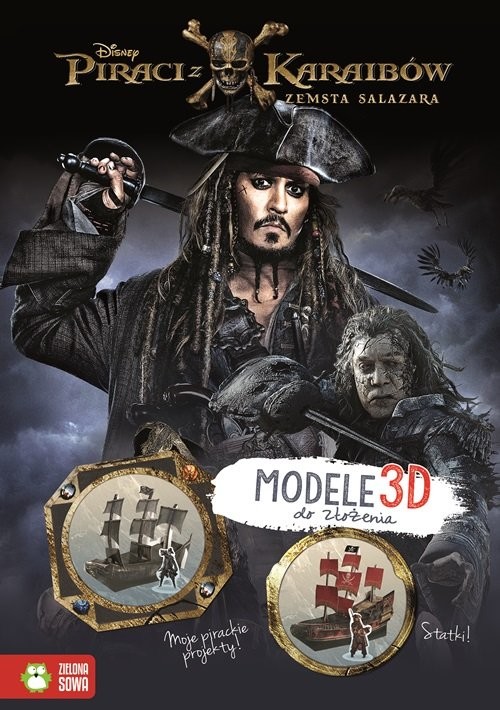 okładka Piraci z Karaibów Zemsta Salazara Tatuaże Zabawy z wyobraźnią książka