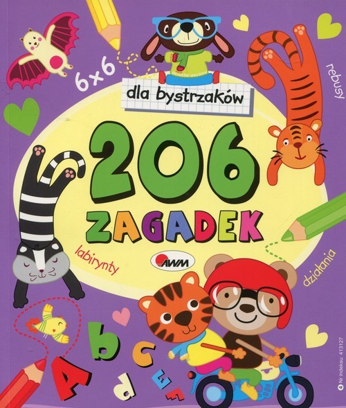 okładka Dla bystrzaków 206 zagadek Nr 4 książka