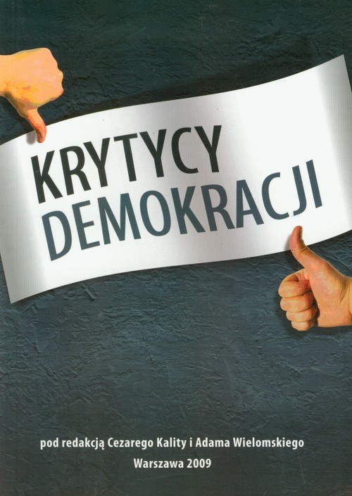 okładka Krytycy demokracji książka