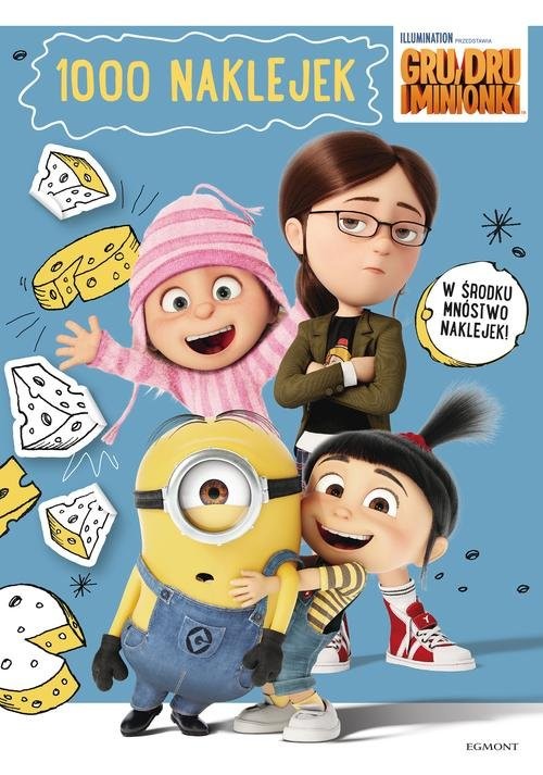 okładka Gru Dru i Minionki 1000 naklejek książka