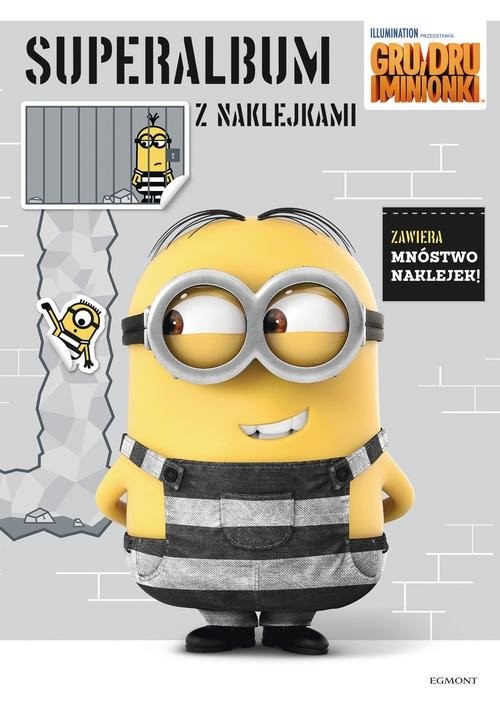 okładka Gru Dru i Minionki Superalbum z naklejkami książka