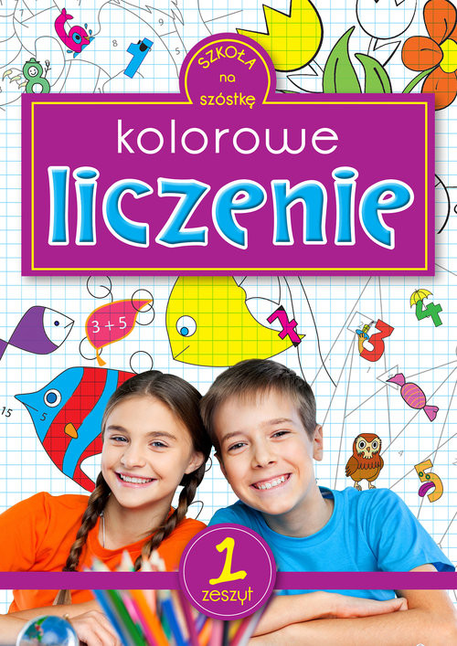okładka Kolorowe liczenie Zeszyt 1 książka