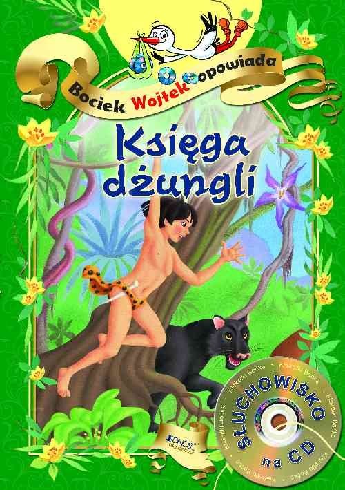 okładka Księga dżungli Bociek Wojtek opowiada książka