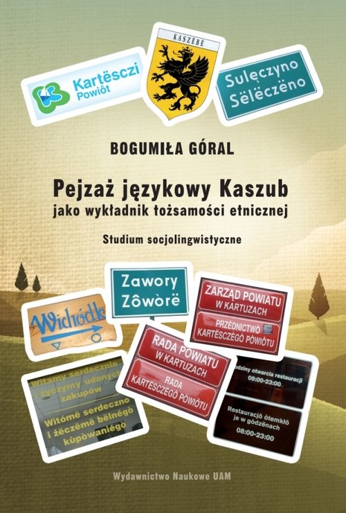 okładka Pejzaż językowy Kaszub jako wykładnik tożsamości etnicznej Studium socjolingwistyczne książka | Góra Bogumiła