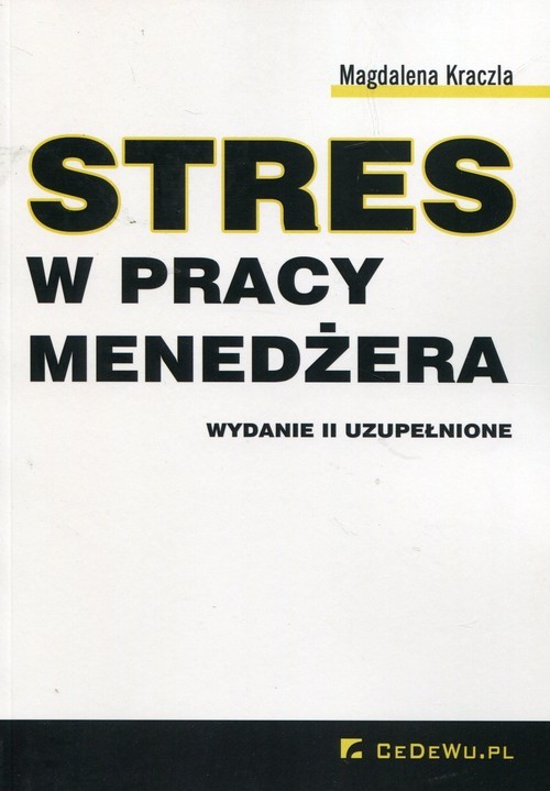 okładka Sters w pracy menedżera książka | Magdalena Kraczla