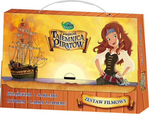 okładka Disney Wróżki Dzwoneczek i tajemnica piratów Zestaw filmowy książka