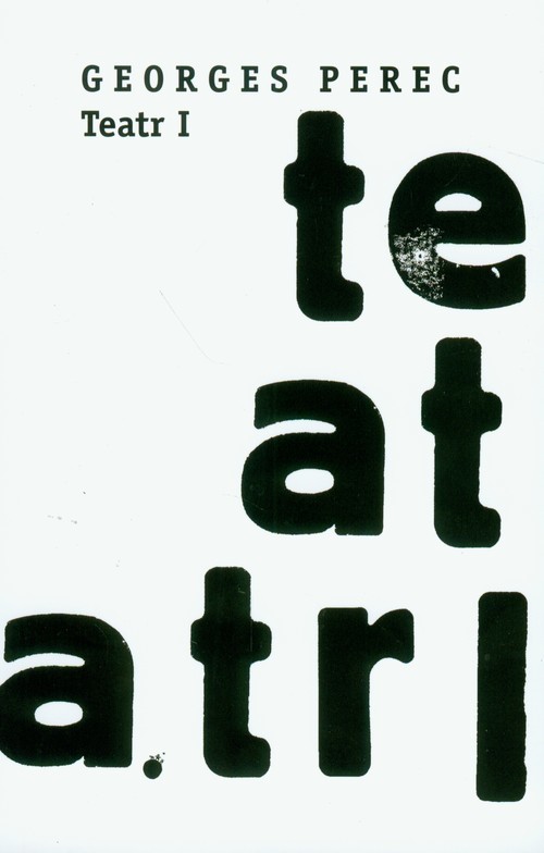 okładka Teatr I książka | Perec Georges