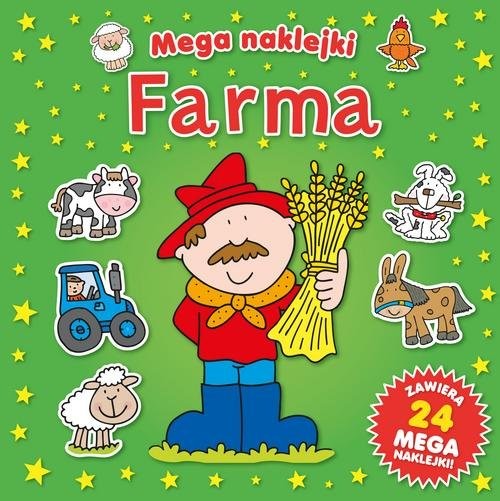 okładka Farma Mega naklejki książka