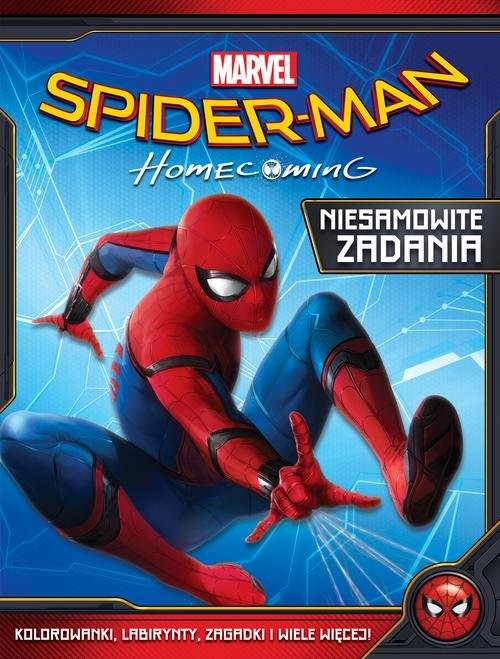 okładka Spider-Man Homecoming Niesamowite zadania książka