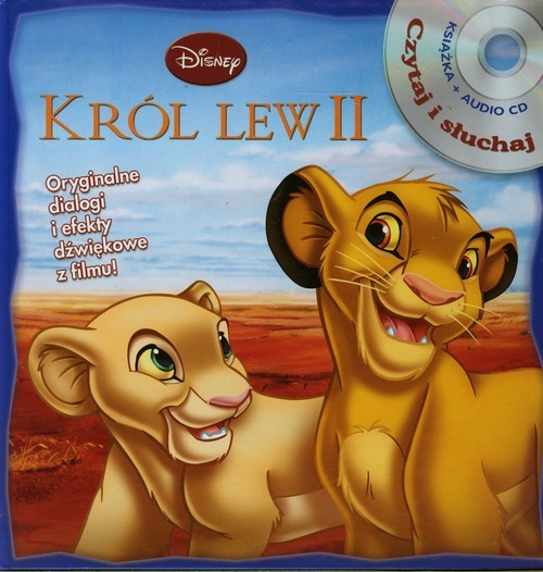 okładka Król Lew II Czytaj i słuchaj książka