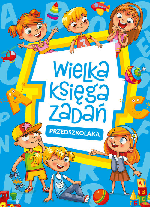 okładka Wielka księga zadań przedszkolaka książka