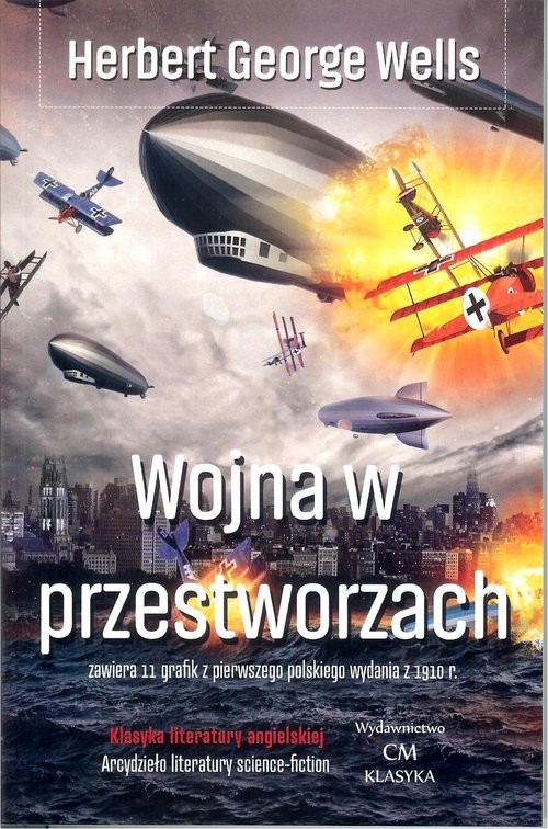 okładka Wojna w przestworzach książka | Herbert George Wells