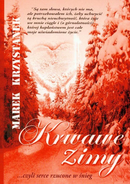 okładka Krwawe zimy książka | Krzystanek Marek