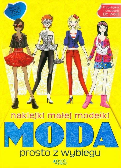 okładka Naklejki małej modelki Moda prosto z wybiegu książka