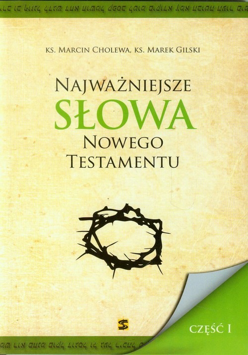 okładka Najważniejsze słowa Nowego Testamentu część 1 książka | Marcin Cholewa, Marek Gilski