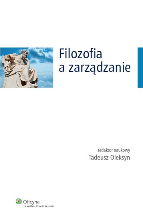 okładka Filozofia a zarządzanie książka