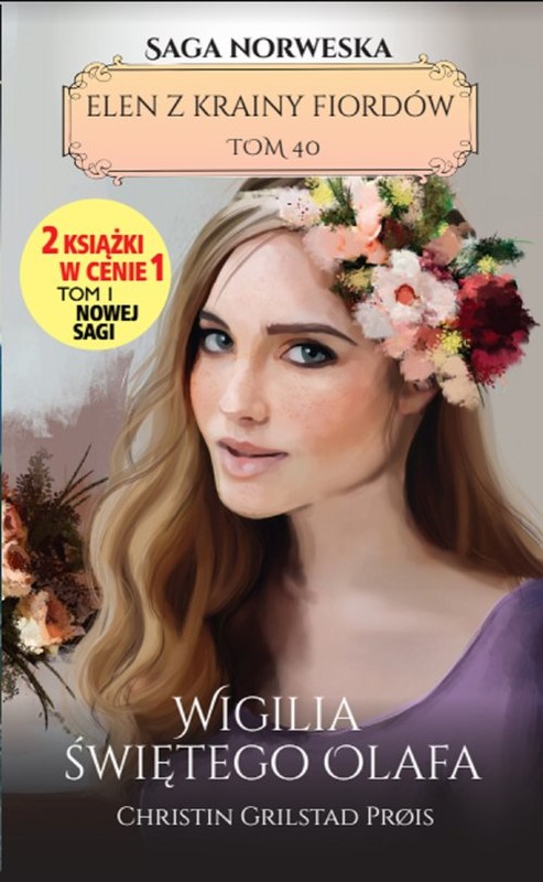 okładka Elen z krainy fiordów Tom 40 Wigilia Swiętego Olafa książka | Christin Grilstad Prois