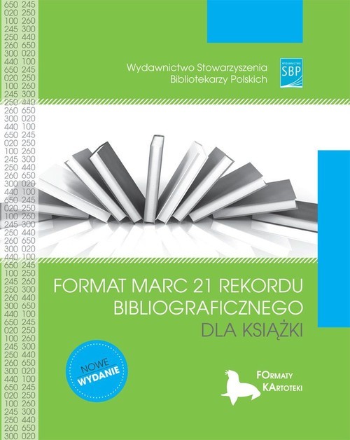 okładka Format MARC 21 rekordu bibliograficznego dla książki książka