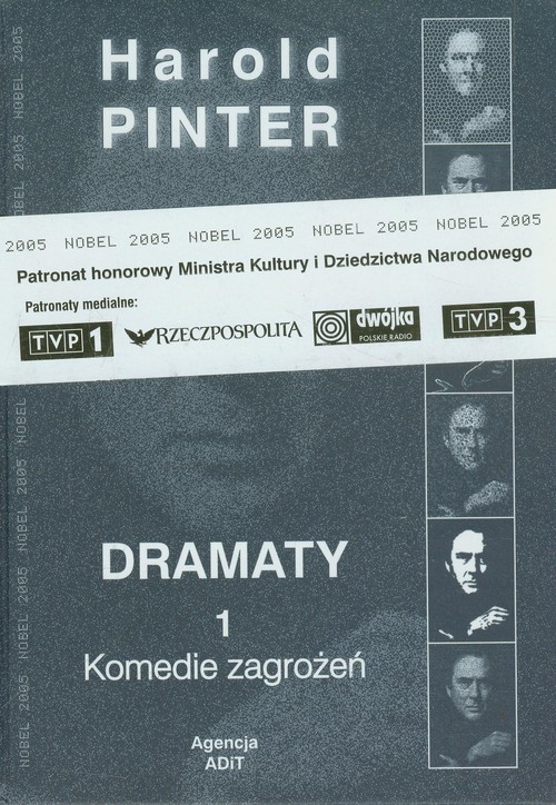 okładka Dramaty 1 Komedie zagrożeń książka | Pinter Harold