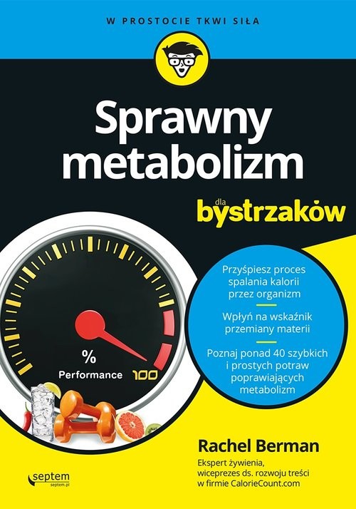 okładka Sprawny metabolizm dla bystrzaków książka | Rachel Berman