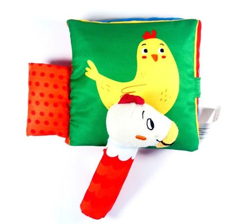 okładka Książeczka z piszczącą figurką Kurczaczek książka