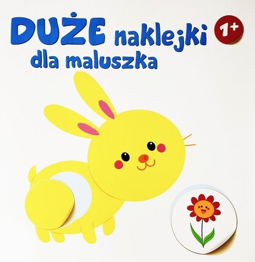 okładka Duże naklejki dla maluszka Królik Wiek 1+ książka