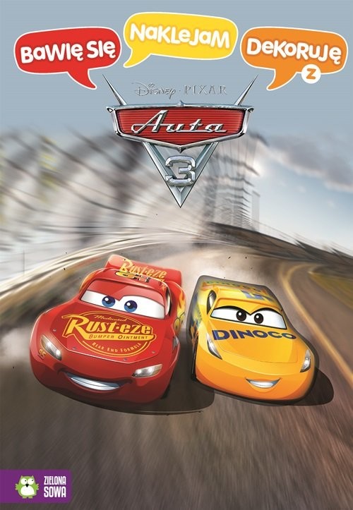 okładka Bawię się naklejam dekoruję Auta 3 książka