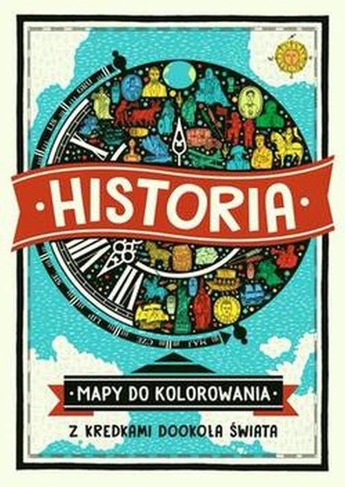 okładka Historia Mapy do kolorowania Z kredkami dookoła świata książka | Imogen Williams
