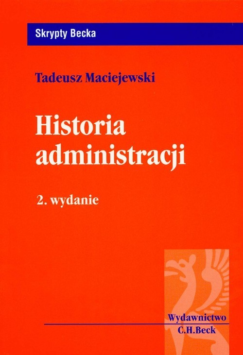 okładka Historia administracji książka | Tadeusz Maciejewski