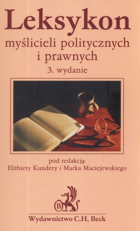okładka Leksykon myślicieli politycznych i prawnych książka