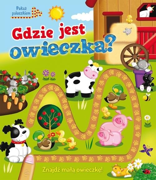 okładka Pokaż paluszkiem Gdzie jest owieczka? książka | Joanna Liszewska