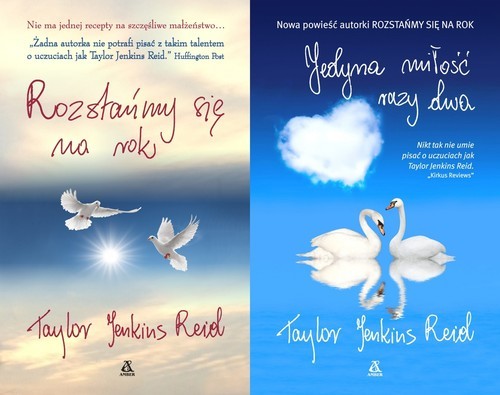okładka Jedyna miłość razy dwa / Rozstańmy się na rok pakiet książka | Taylor Jenkins Reid