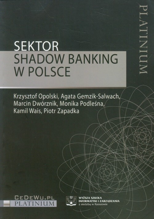okładka Sektor Shadow banking w Polsce książka