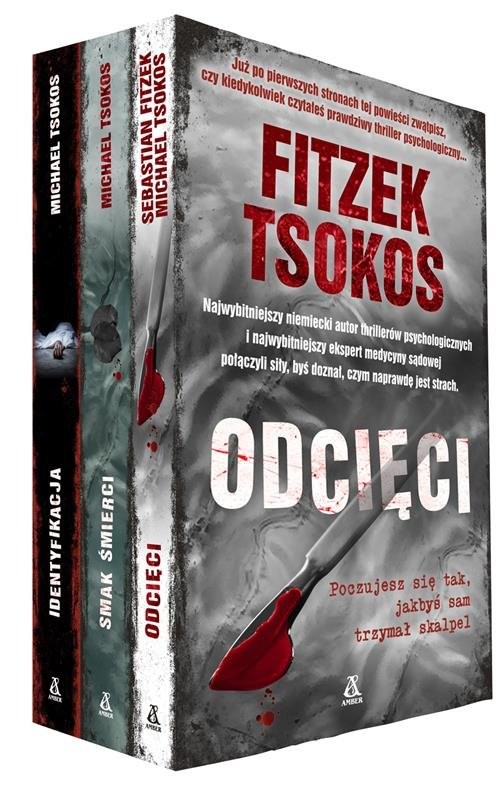 okładka Odcięci / Smak śmierci / Identyfikacja Pakiet książka | Sebastian Fitzek, Michael Tsokos