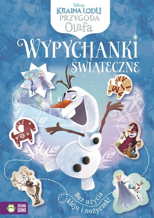 okładka Kraina Lodu Przygoda Olafa Wypychanki świąteczne książka