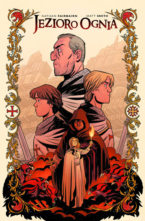 okładka Jezioro ognia książka | Nathan Farbairn, Matt Smith