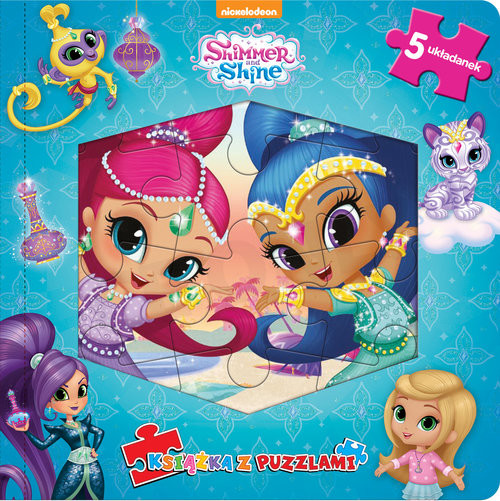 okładka Shimmer & Shine Książka z puzzlami książka