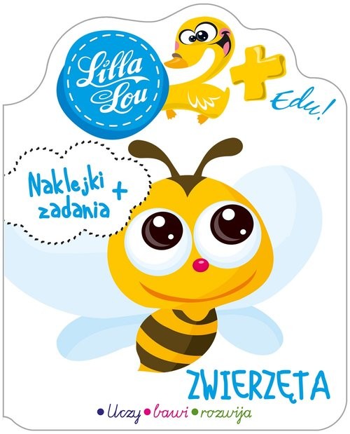 okładka Lilla Lou edu 2+ Zwierzęta książka