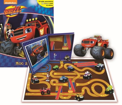 okładka Blaze i Megamaszyny Moc zabawy książka