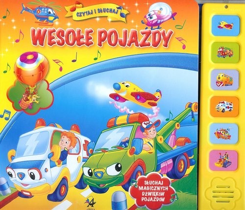 okładka Wesołe pojazdy Czytaj i Słuchaj książka