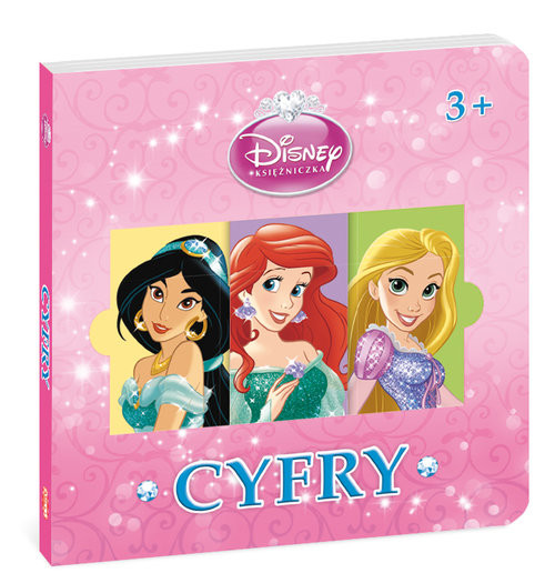 okładka Disney Księżniczka Cyfry książka