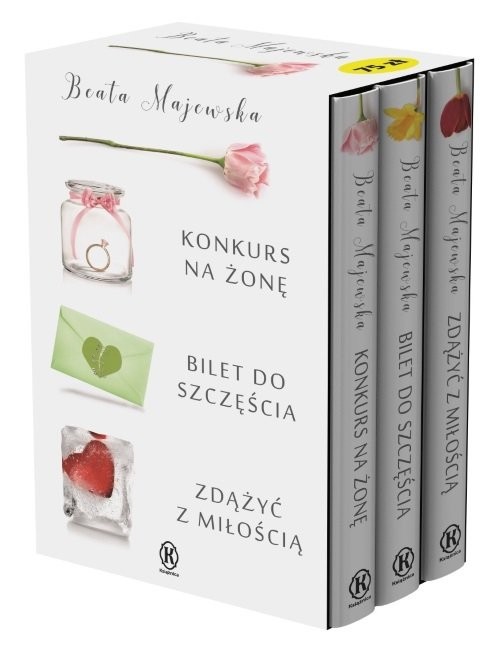 okładka Konkurs na żonę / Bilet do szczęścia / Zdążyć z miłością Pakiet książka | Beata Majewska