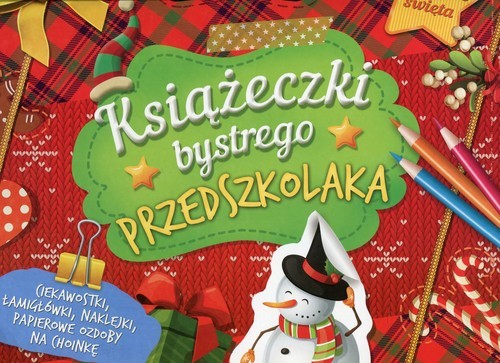 okładka Książeczki bystrego przedszkolaka Magiczne święta książka