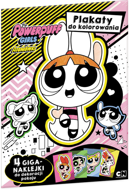 okładka Atomówki Plakaty do kolorowania książka