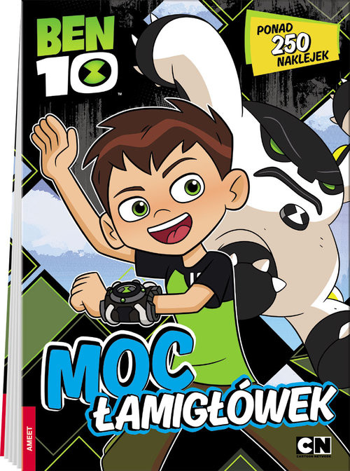 okładka Ben10 Moc łamigłówek książka