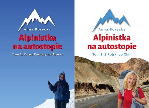 okładka Alpinistka na autostopie Tom 1 i 2 pakiet książka | Anna Borecka