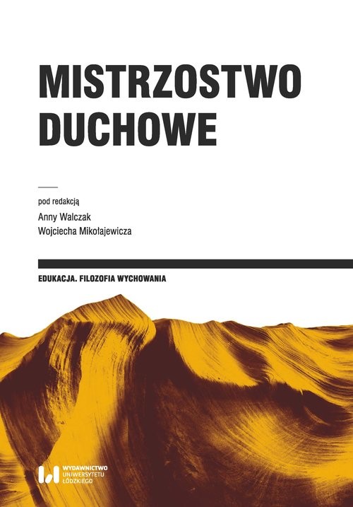 okładka Mistrzostwo duchowe książka