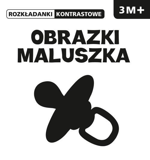 okładka Rozkładanki kontrastowe Obrazki maluszka 3M+ książka