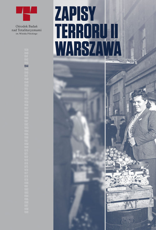 okładka Zapisy terroru II Warszawa Zbrodnie niemieckie na Woli w sierpniu 1944 r. książka