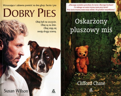 okładka Dobry pies / Oskarżony pluszowy miś Pakiet książka | Susan Wilson, Clifford Chase
